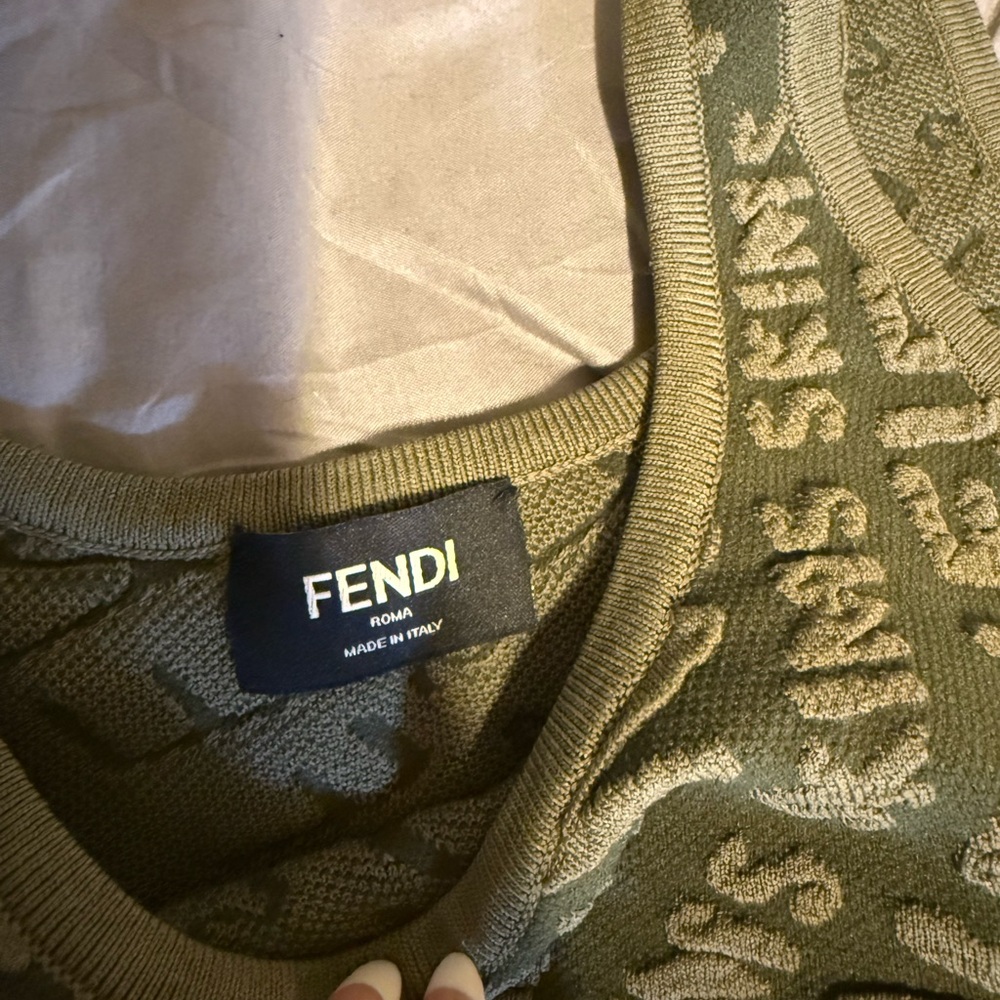 Fendi/Skims Olive Green collab Skirt Set - Picture 2 of 2